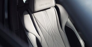 Detalle del asiento delantero de la Acura MDX Type S con Paquete Avanzado Detalle del asiento delantero de la Acura MDX Type S con Paquete Avanzado