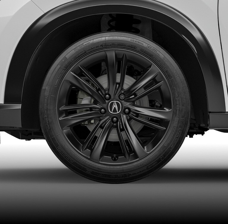 Ruedas negras de 19 pulgadas de la Acura ADX 2025