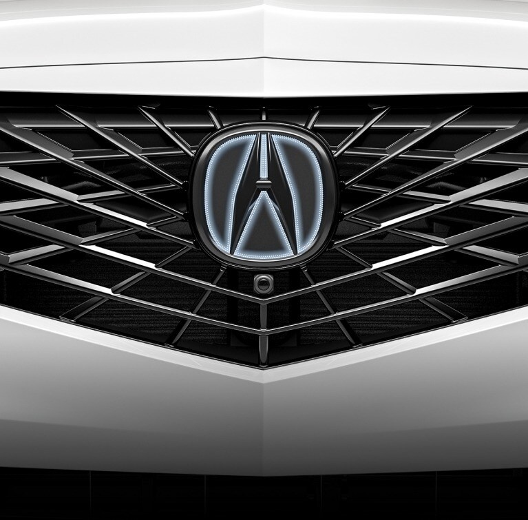 Emblema delantero iluminado de la Acura ADX 2025