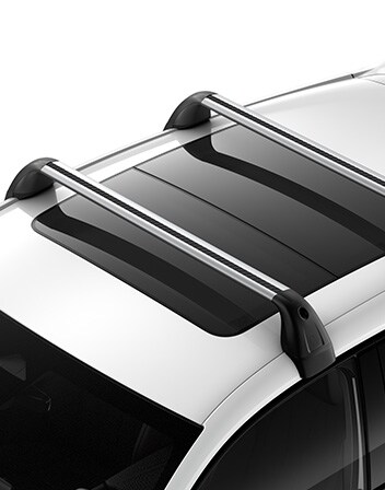 Se muestra la Acura ADX 2026 en Platinum White Pearl con el portaequipaje accesorio. Se muestra la Acura ADX 2026 en Platinum White Pearl con el portaequipaje accesorio.