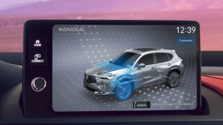 Acura ADX 2026 con el sistema dinámico integrado en modo Individual.
