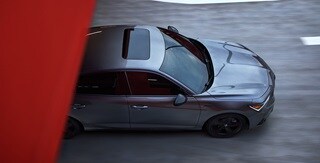 Integra 2023 en Liquid Carbon Metallic, vista superior Integra 2023 en Liquid Carbon Metallic, vista superior