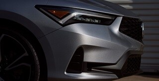 Detalle de la luz delantera del Integra 2023 Detalle de la luz delantera del Integra 2023