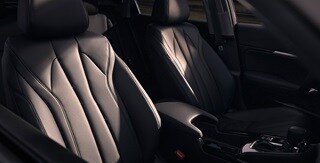 Detalles de los asientos en Ebony del Integra 2023 Detalles de los asientos en Ebony del Integra 2023