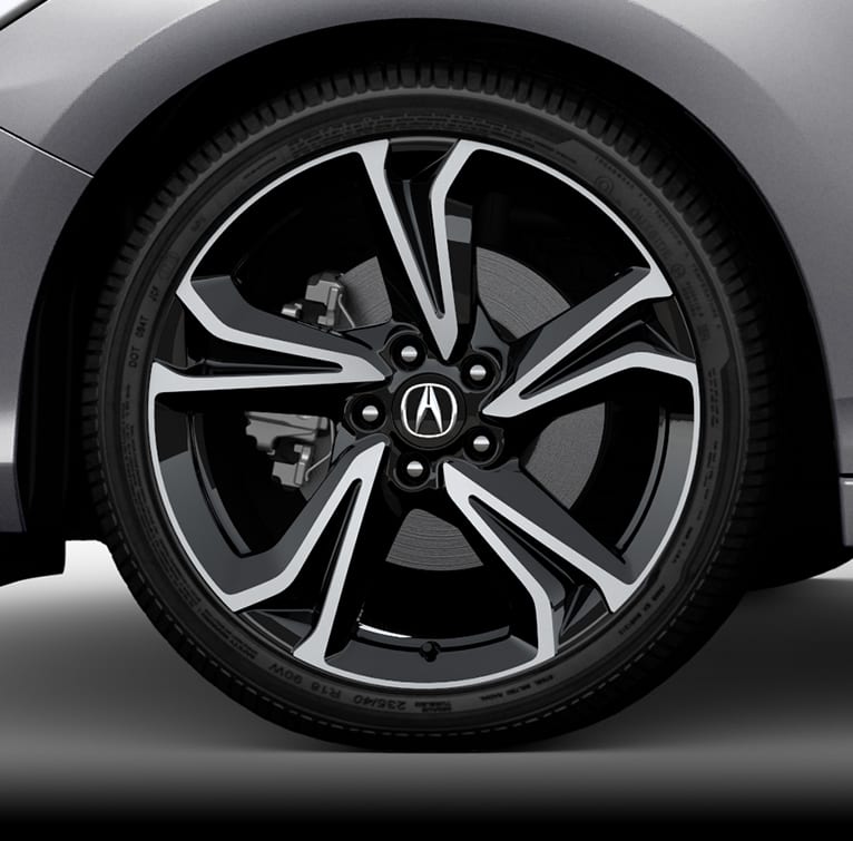 Acura INTEGRA 2025 – Características – Ruedas accesorias de 19 pulgadas en Glint Black