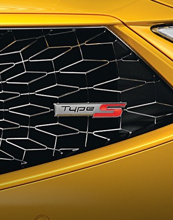 Emblemas en negro cromado accesorios de la MDX Type S