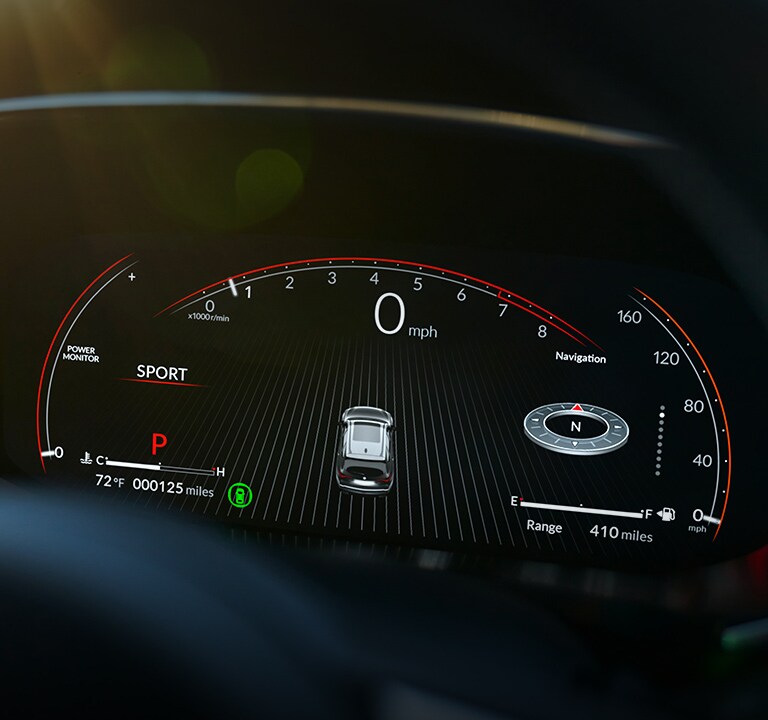 Conjunto de indicadores de la Acura MDX 2022 