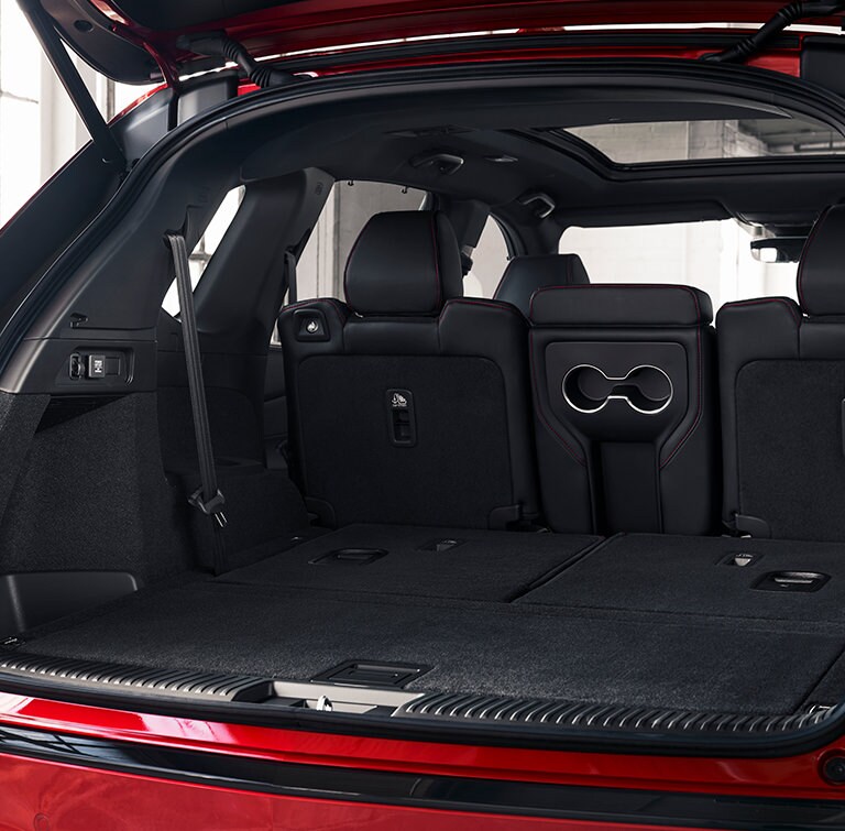 Dos asientos abatidos de la Acura MDX 2022