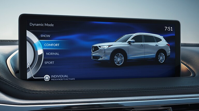 Modo Comfort del sistema dinámico integrado de la Acura MDX 2022