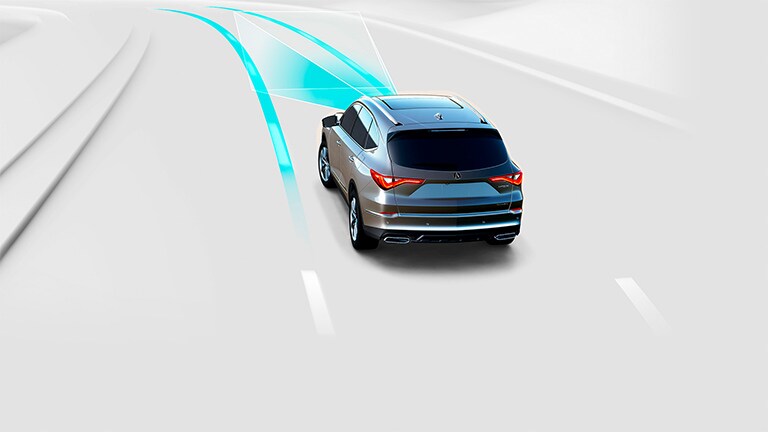 Sistema de asistencia para mantenerse en el carril de la Acura MDX 2022
