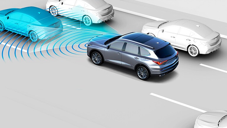 Asistencia para embotellamientos de la Acura MDX 2022