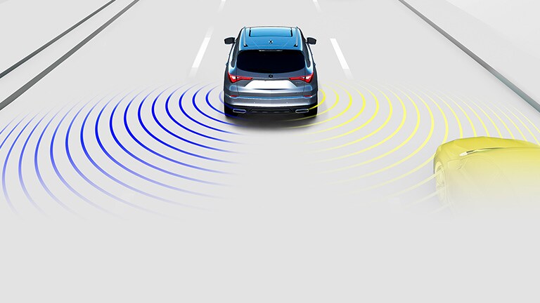 Sistema de información de puntos ciegos de la Acura MDX 2022