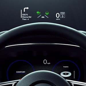 Pantalla a la altura de la vista de la Acura MDX 2022