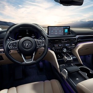 Sofisticado diseño de cabina de la Acura MDX 2022