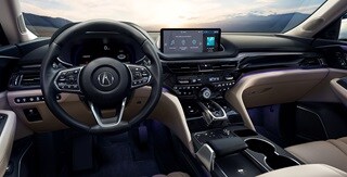 Sofisticado diseño de cabina de la Acura MDX 2023 Sofisticado diseño de cabina de la Acura MDX 2023