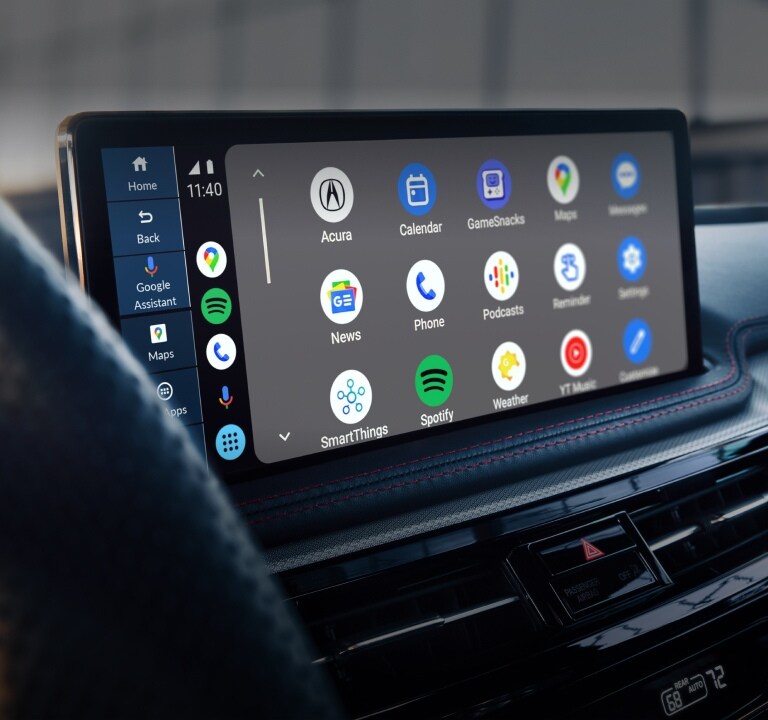 Compatibilidad con Android Auto™ de la Acura MDX 2025