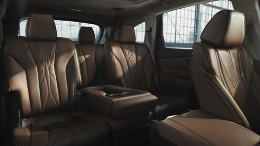 Tercera fila de asientos de la Acura MDX 2026