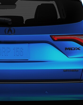 Emblemas en negro brillante accesorios de la MDX 2026