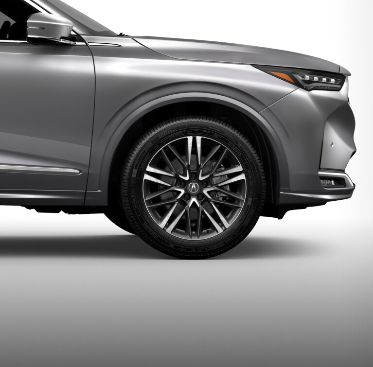 Acura MDX 2026 con ruedas de 20 pulgadas color Shark Gray con acabado mecanizado