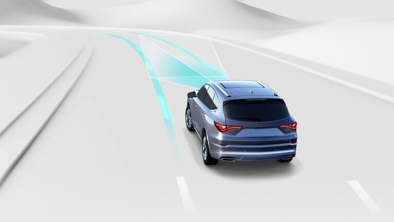 Sistema de asistencia para mantenerse en el carril de la Acura MDX 2026