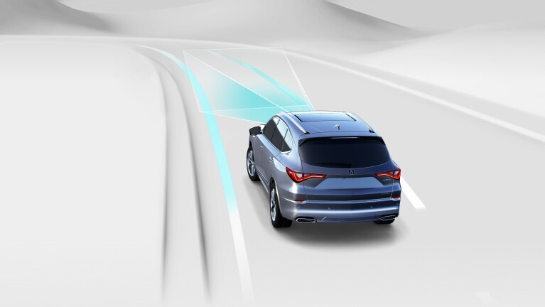 Mitigación de salida de carril de la Acura MDX 2026