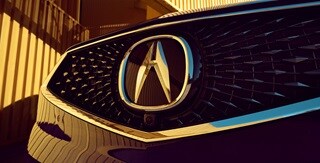 Rejilla delantera pentagonal con forma de diamante de la Acura RDX 2022 Rejilla delantera pentagonal con forma de diamante de la Acura RDX 2022