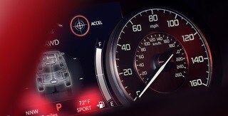 Pantalla digital de información múltiple de la Acura RDX 2022 Pantalla digital de información múltiple de la Acura RDX 2022