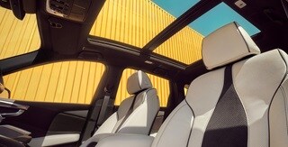 Interior de la Acura RDX 2022 en Orchid con detalles en Ultrasuede® Interior de la Acura RDX 2022 en Orchid con detalles en Ultrasuede®