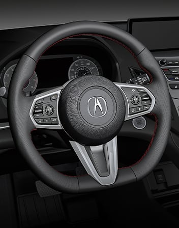 Volante calefaccionado, accesorio de la RDX 2025