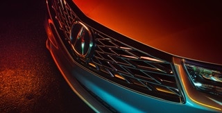 Nueva rejilla pentagonal con forma de diamante sin marco de la Acura RDX 2025 Nueva rejilla pentagonal con forma de diamante sin marco de la Acura RDX 2025