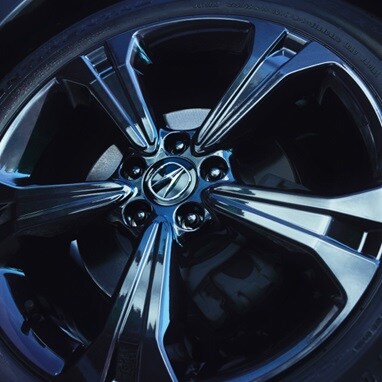 Ruedas de aleación negras de 19 pulgadas de la Acura RDX 2026