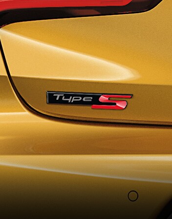 Emblema del Type S 2024 en negro brillante accesorio del Acura TLX Type S