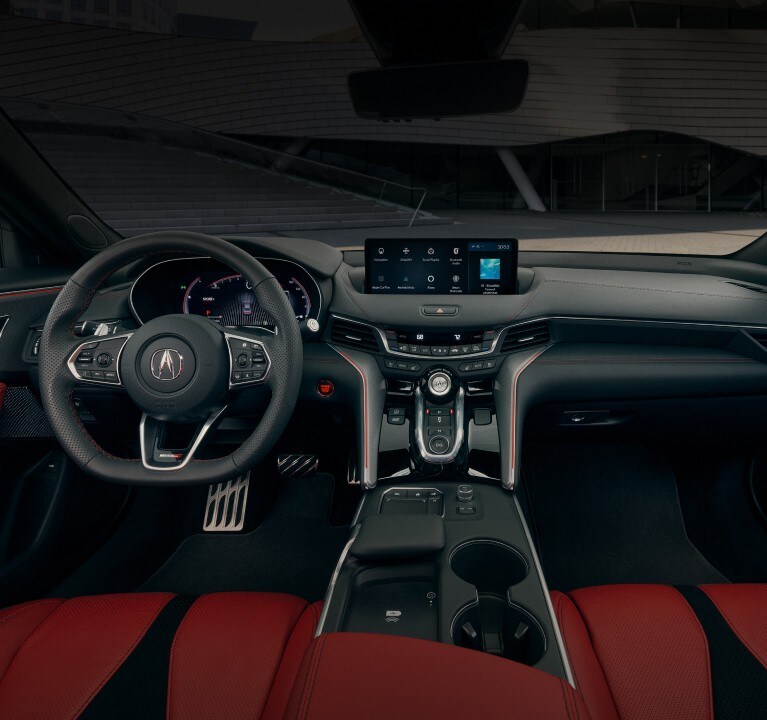 Acura TLX Type S 2024 con interior de color Red y materiales auténticos de alta calidad