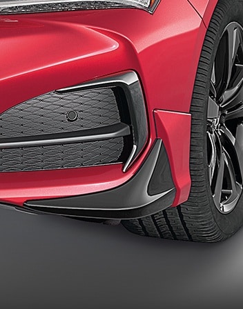 Deflectores de chasis del Acura TLX 2025.