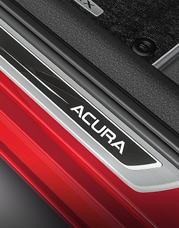 Umbral de la puerta iluminado del Acura TLX 2025.