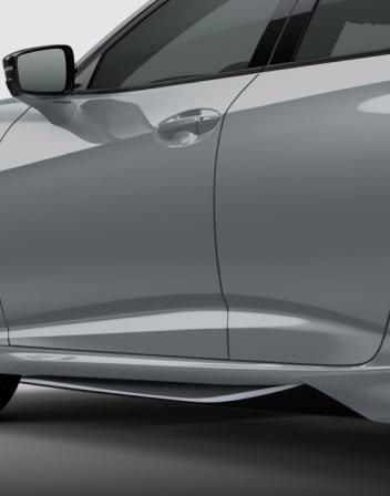 Deflectores de chasis del Acura TLX 2025 con Paquete Type S.