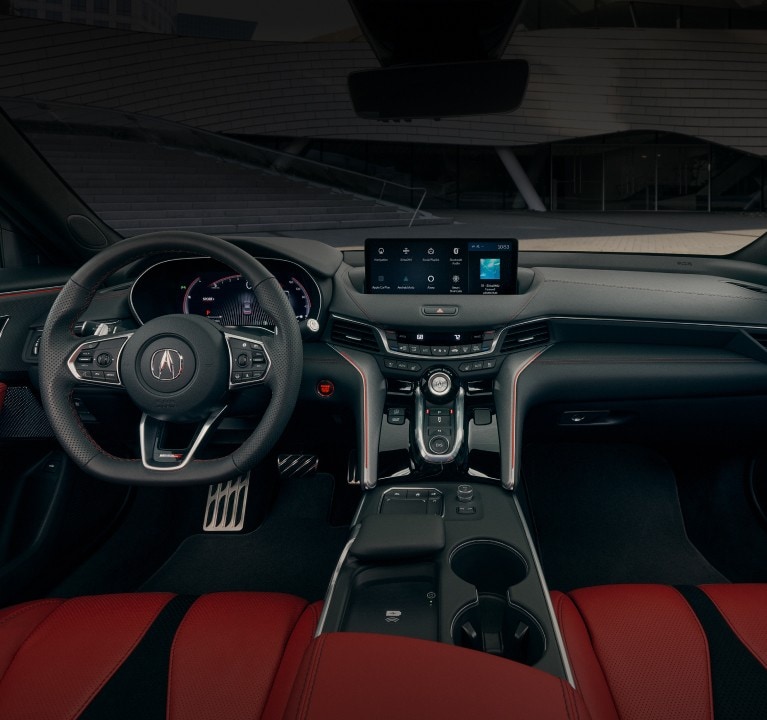 Acura TLX 2025 con Paquete Type S, interior de color Red y materiales auténticos de alta calidad.