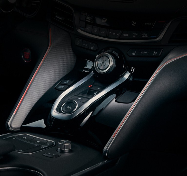 Dial de modo dinámico del Acura TLX 2025.