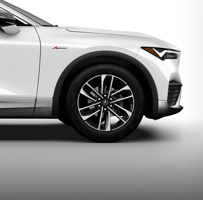 Ruedas de 20 pulgadas en Berlina Black con acabado mecanizado A-Spec de la Acura ZDX 2024