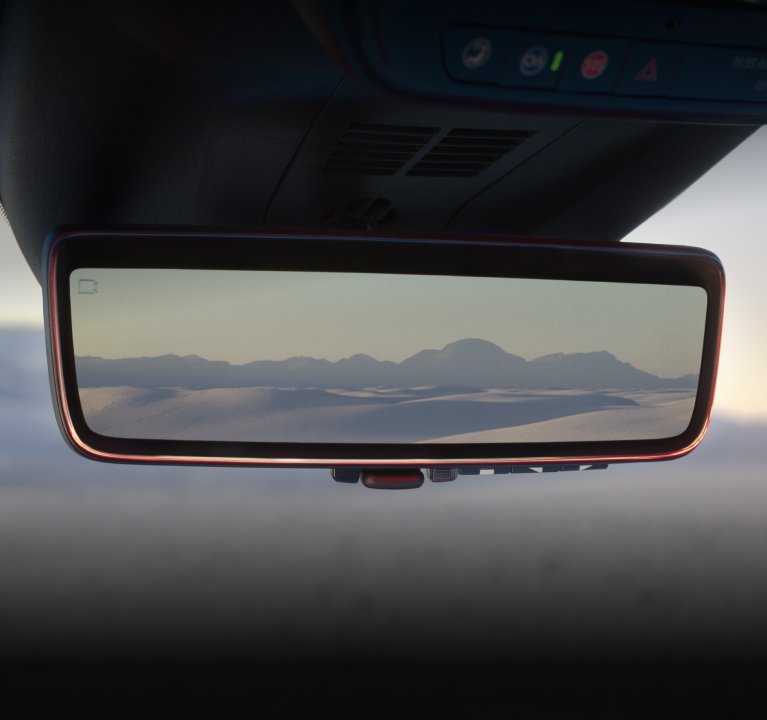 Espejo retrovisor digital de la Acura ZDX 2024