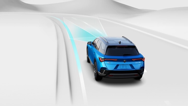 Sistema de asistencia para mantenerse en el carril de AcuraWatch de la Acura ZDX 2024