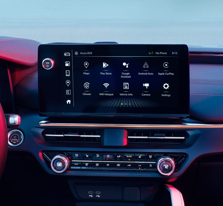 Características de AcuraLink® Connected by OnStar® de la Acura ZDX 2024