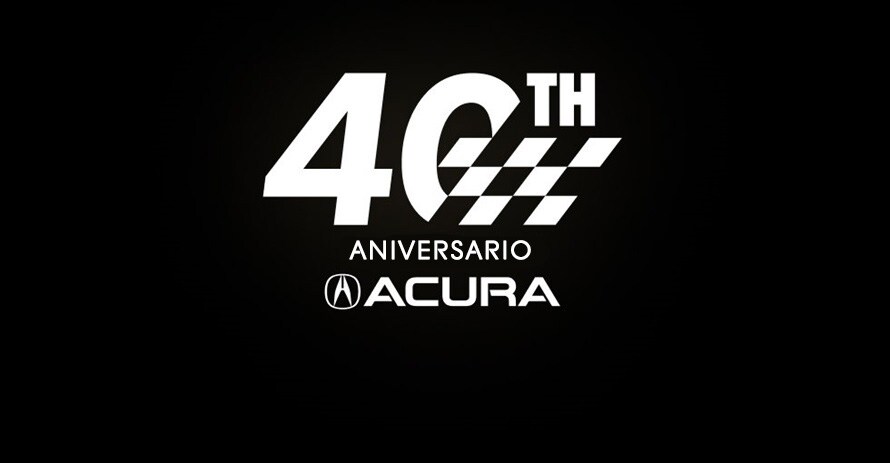 Logotipo del cuadragésimo aniversario de Acura.