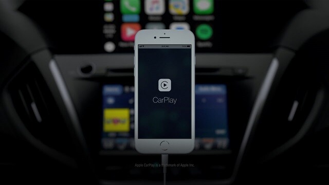 Apple CarPlay estándar en la Acura MDX 2018