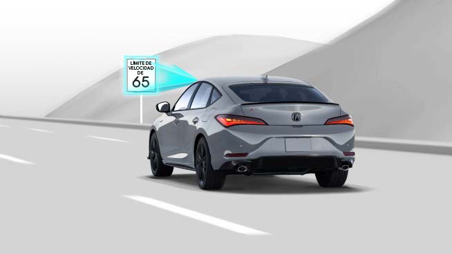 Acura Integra 2026 con reconocimiento de señales de tránsito. Acura Integra 2026 con reconocimiento de señales de tránsito.