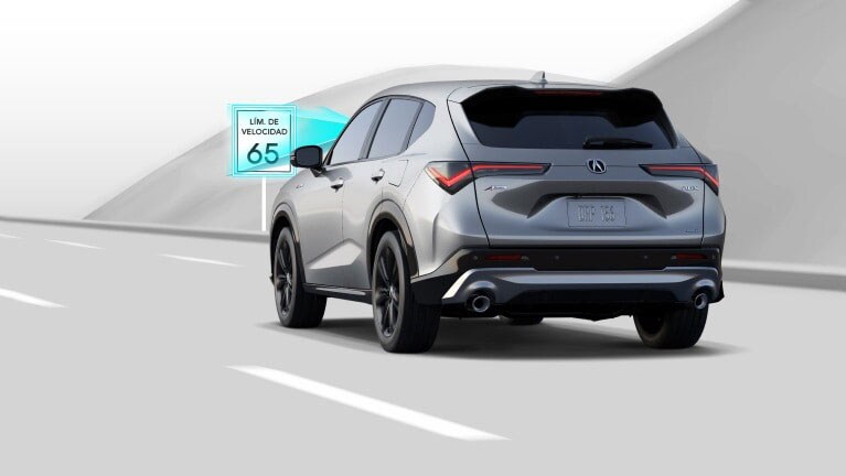 Acura ADX 2026 con reconocimiento de señales de tránsito. Acura ADX 2026 con reconocimiento de señales de tránsito.