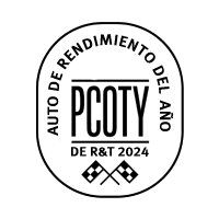 Logotipo del premio PCOTY (Auto de Rendimiento del Año) de Road and Track