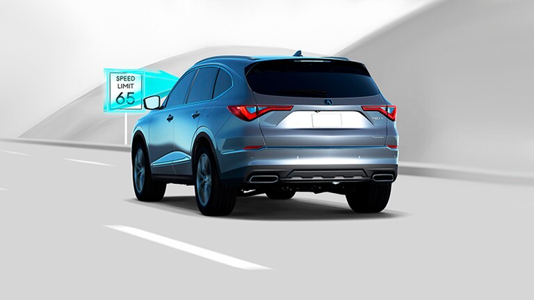 Reconocimiento de señales de tránsito de la Acura MDX 2022
