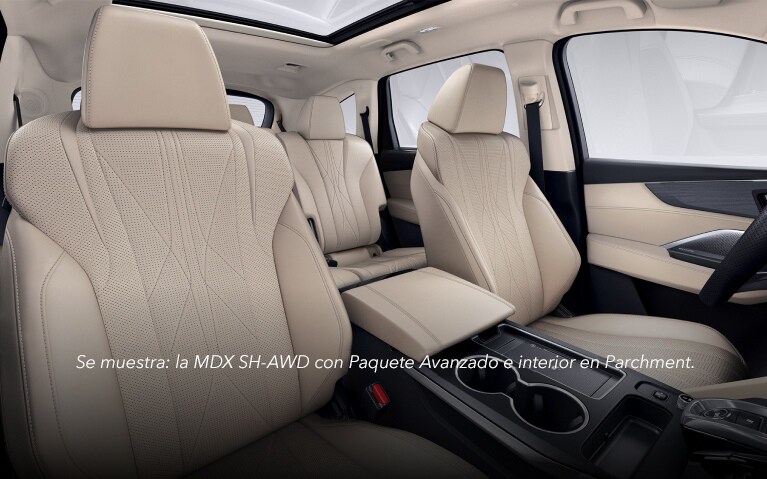 Acura MDX 2026 con Paquete Avanzado e interior de color Parchment