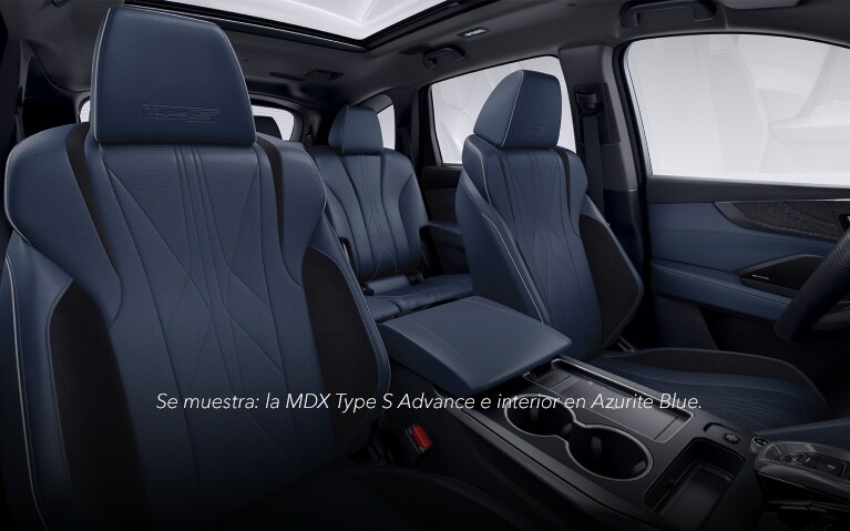 Acura MDX 2026 con Paquete Type S Avanzado e interior de color Azurite Blue